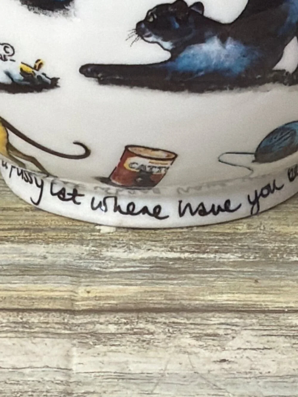 Paul Cardew Cat Kit-Tea Teapot Kitty Cat Where Have You Been Ceramic England - Picture 14 of 15